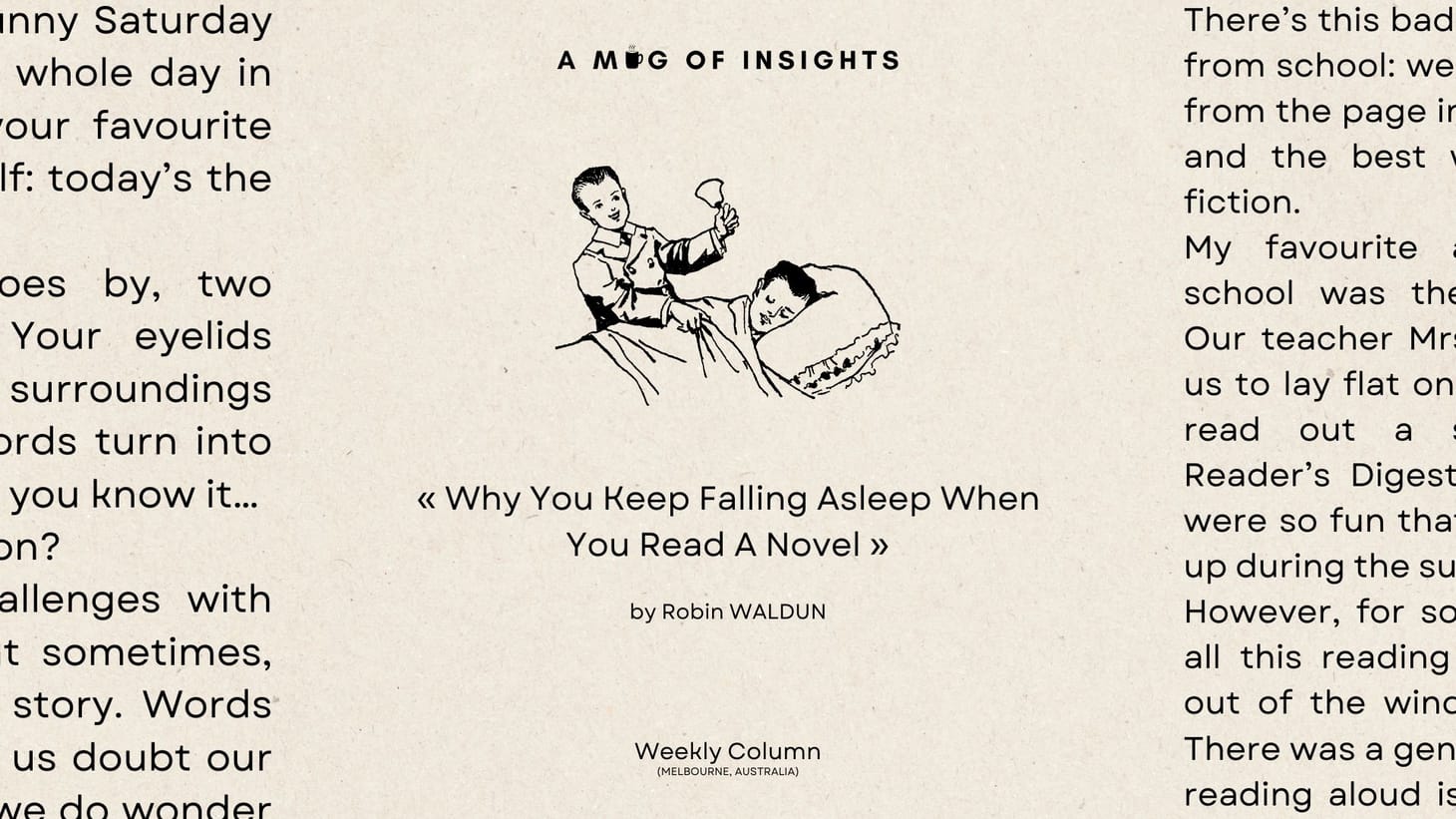 The Curse of Silent Reading