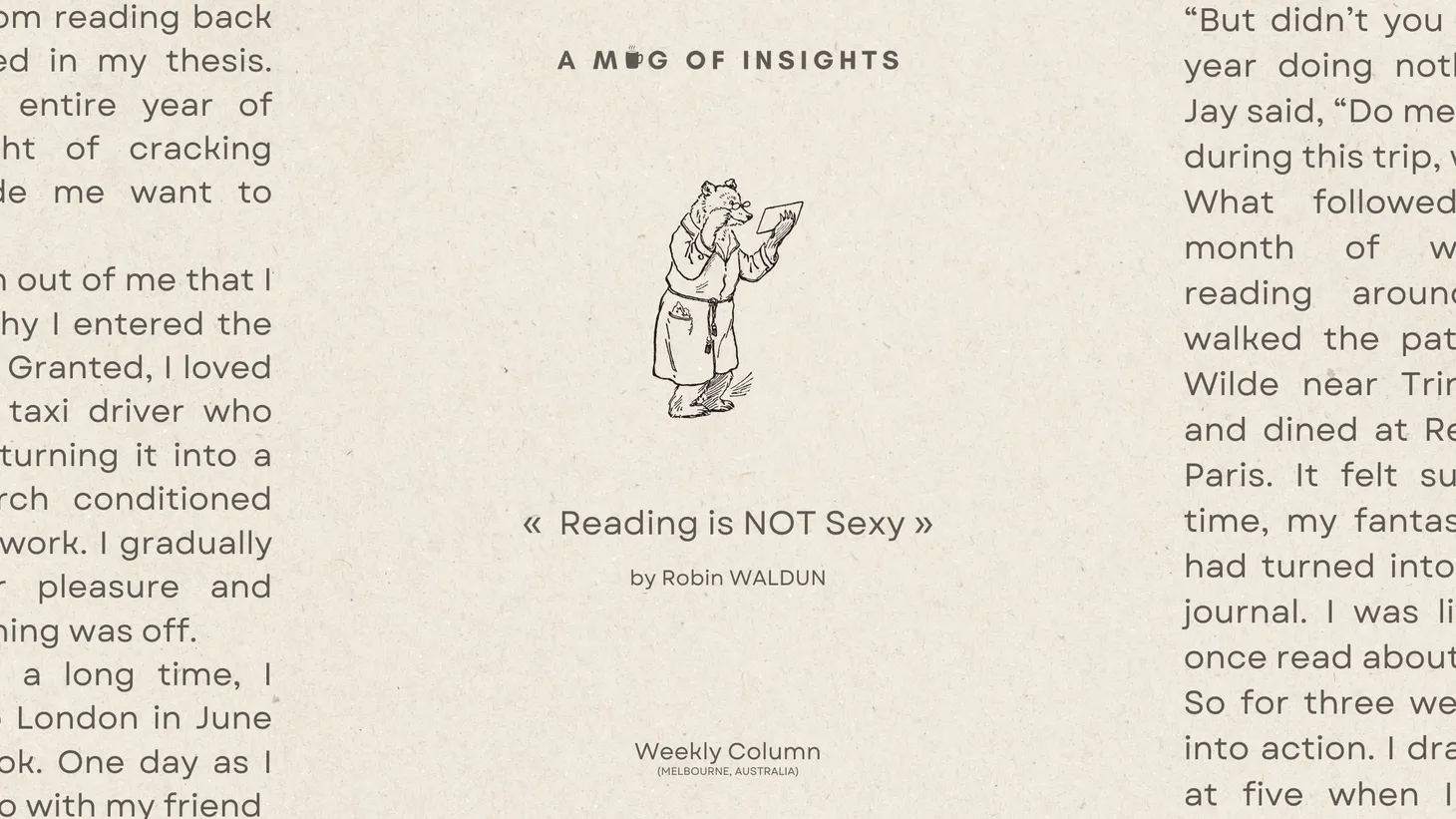 Reading is NOT Sexy, and Reading Burnouts are Real