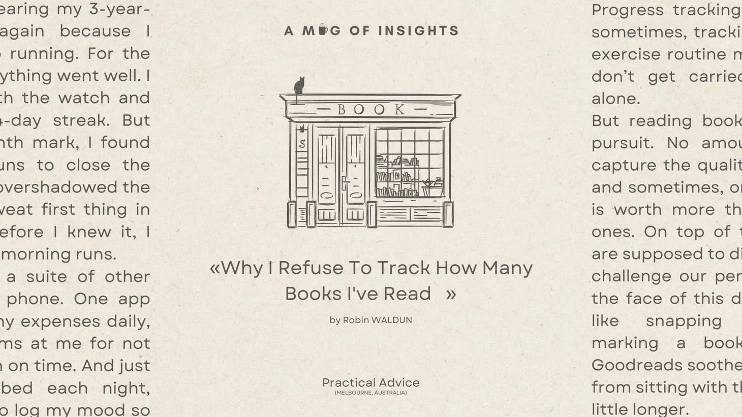 Why I Refuse To Track How Many Books I've Read