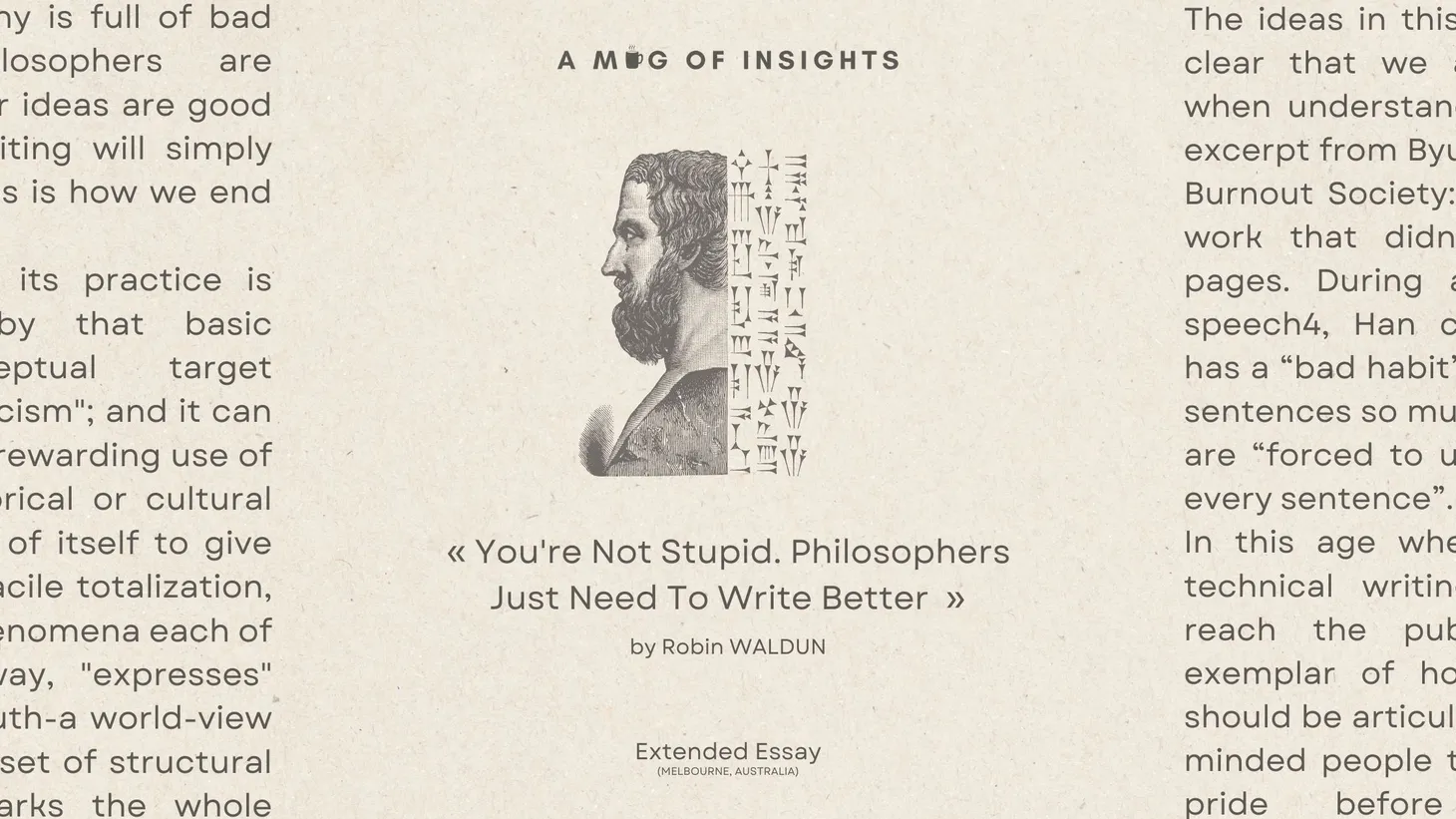 You're Not Stupid. Philosophers Just Need To Write Better