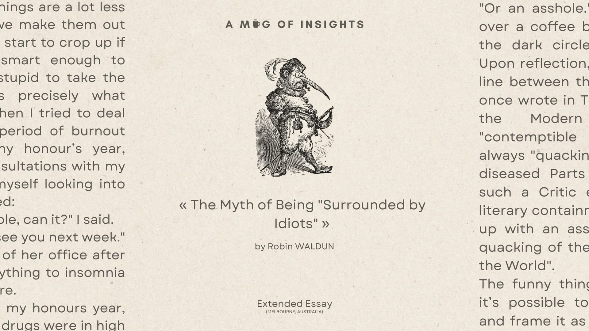 Critique is The Mood of the Internet