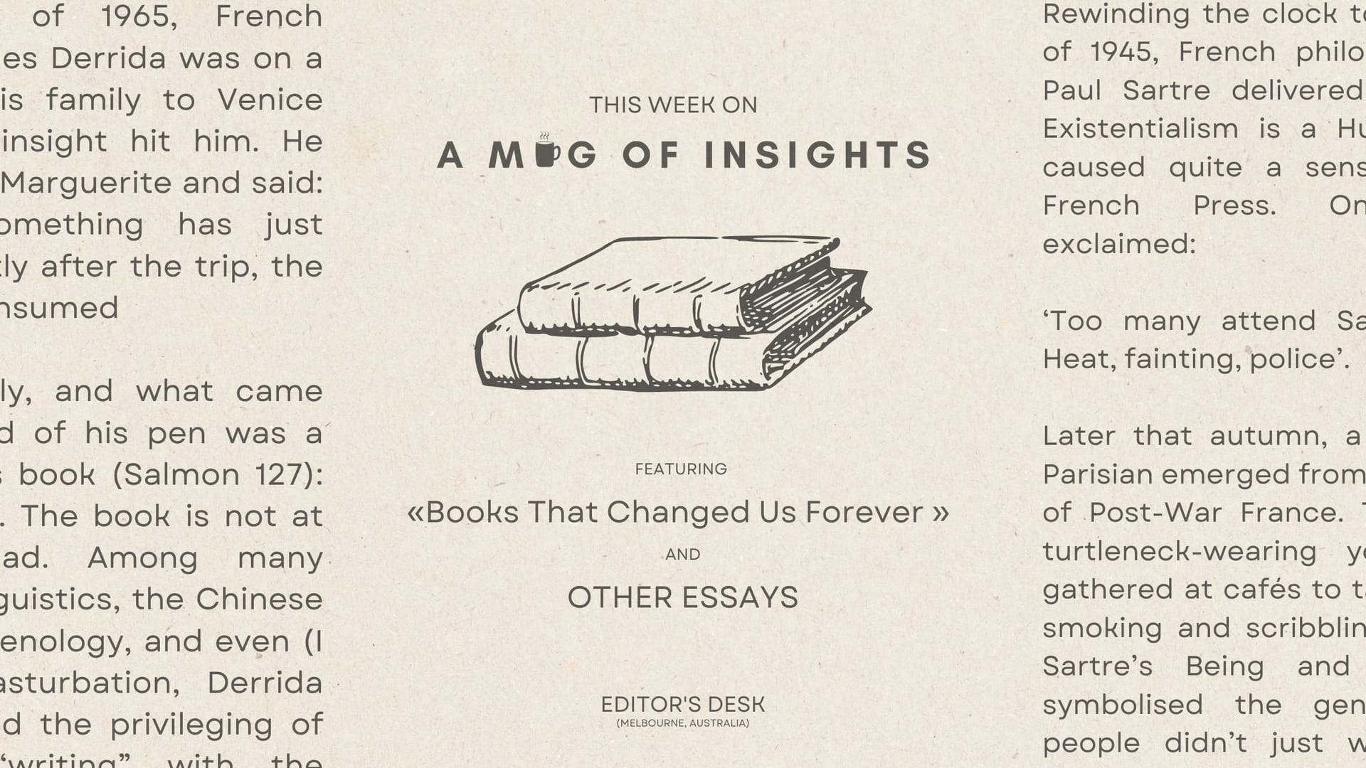 Books That Changed Us Forever & Other Essays
