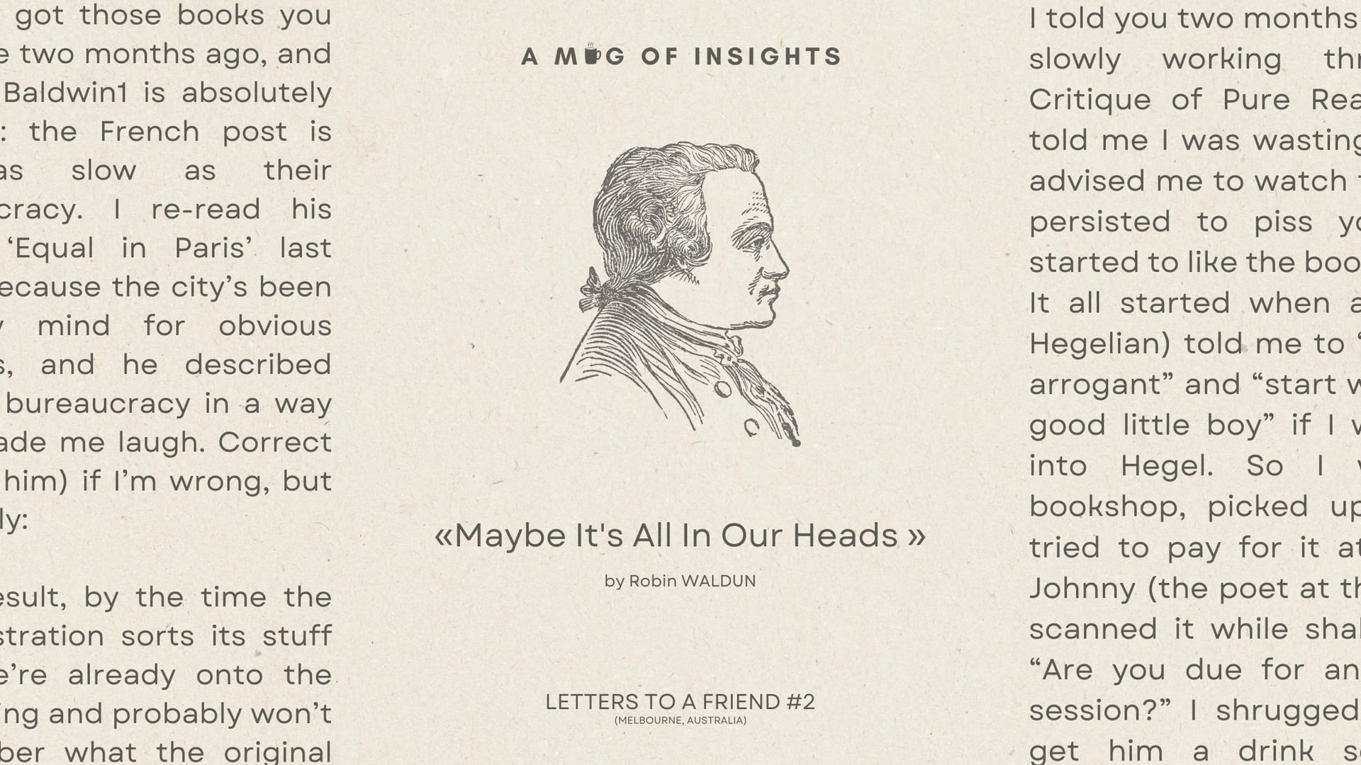 Here's Your Cure For Overthinking