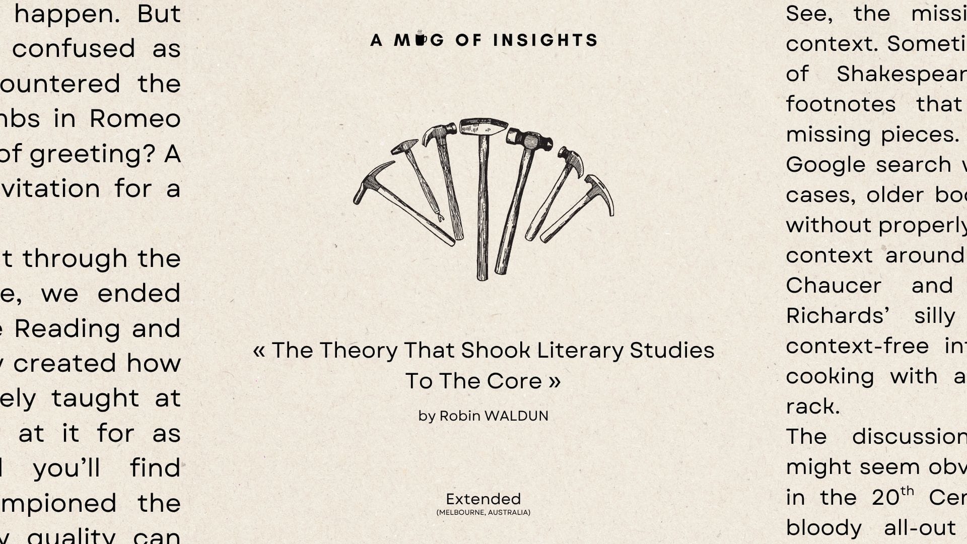 The Theory That Shook Literary Studies To The Core