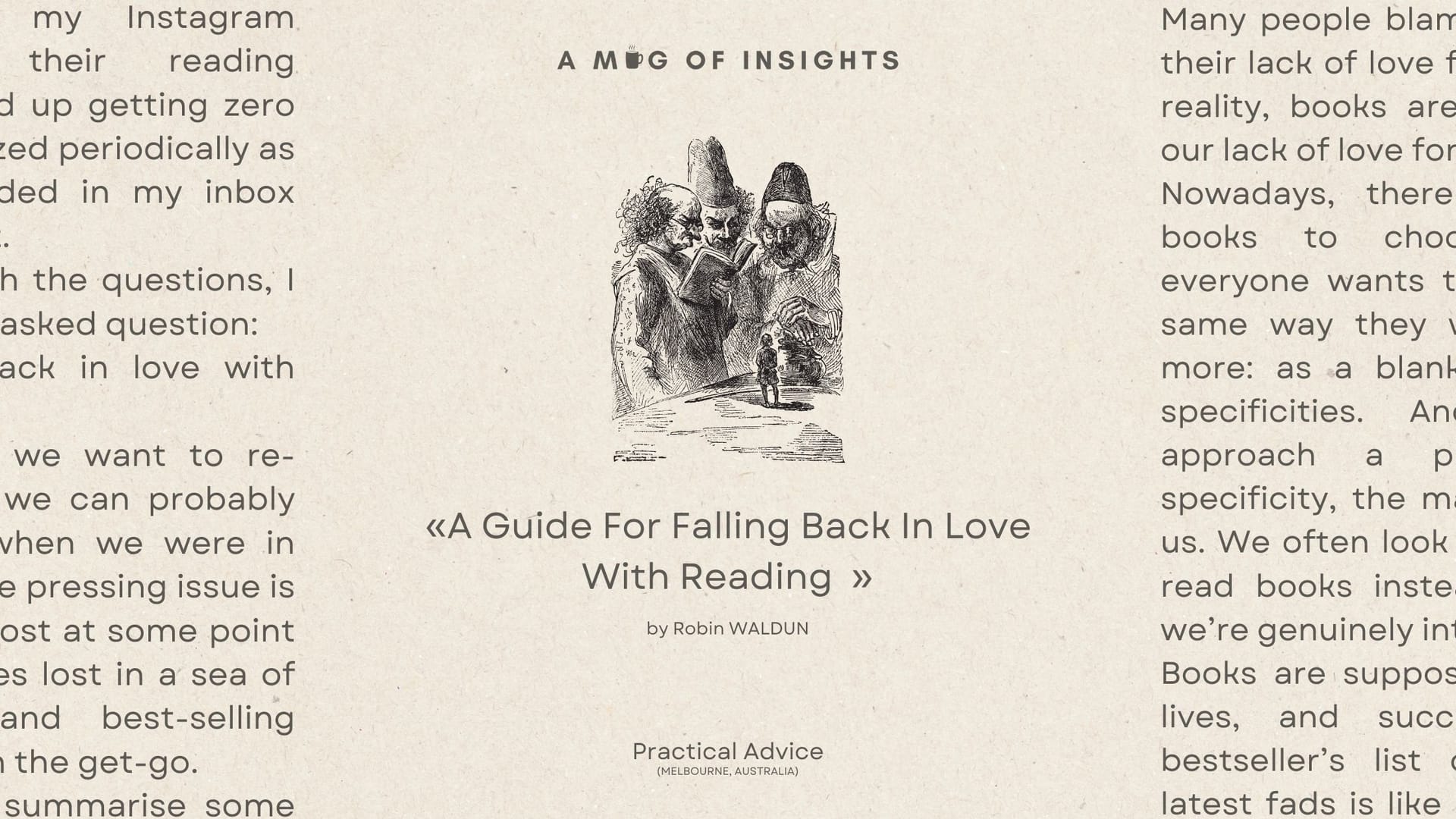 A Guide For Falling Back In Love With Reading