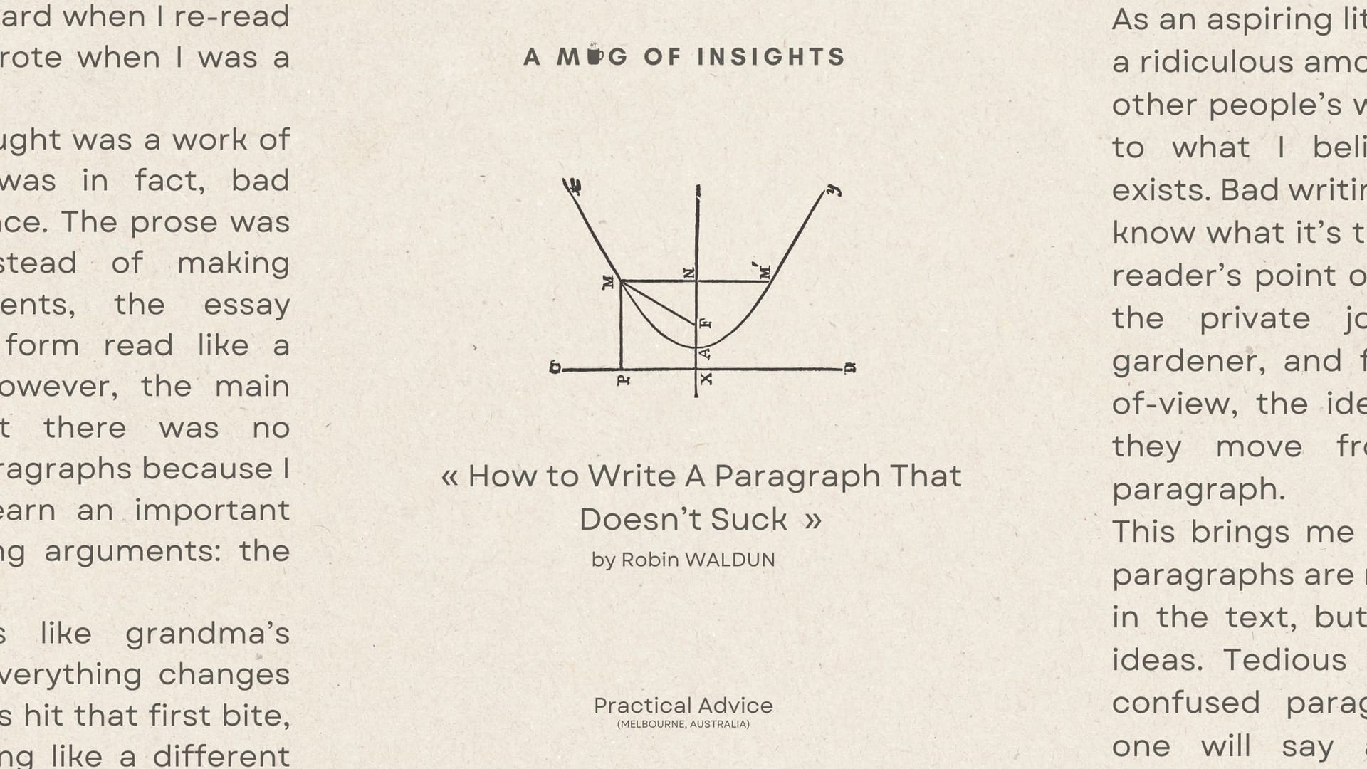 How To Write a Paragraph That Doesn't Suck