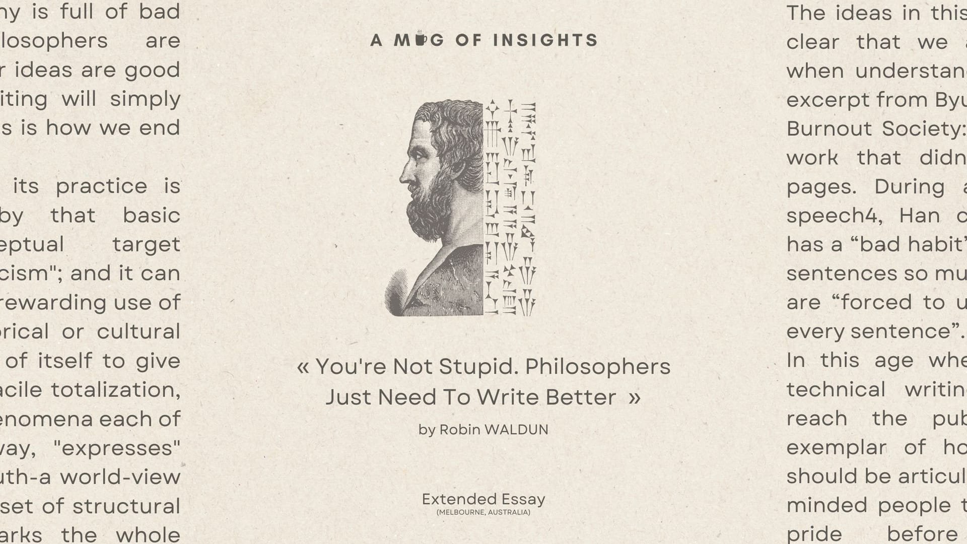 You're Not Stupid. Philosophers Just Need To Write Better