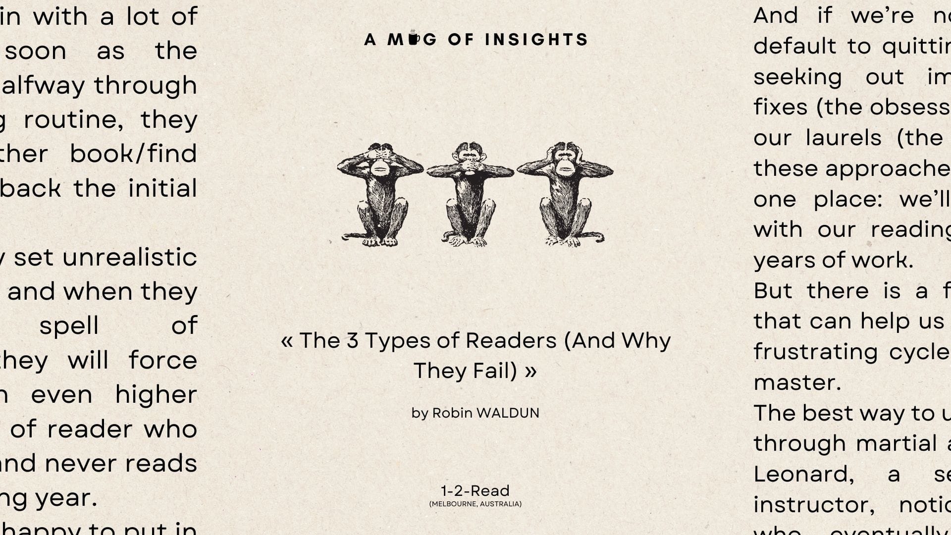 3 Types of Readers (And Why They Fail)