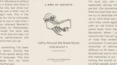 Why Should We Read Good Literature?