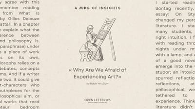 Why Are We Afraid of Experiencing Art?