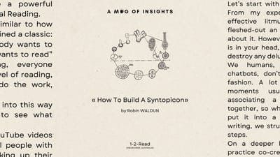 [1-2-Read] How To Build A Bank of Ideas From Your Reading (expanded)