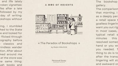 The Paradox of Bookshops