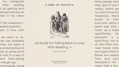 A Guide For Falling Back In Love With Reading