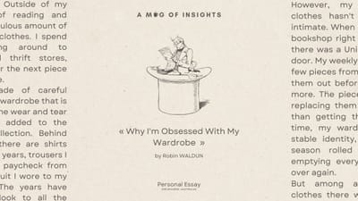 Why I'm Obsessed With My Wardrobe