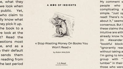 [1-2-Read] Stop Wasting Money On Books You Won't Read