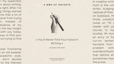 You'll Never Find Your Voice In Writing