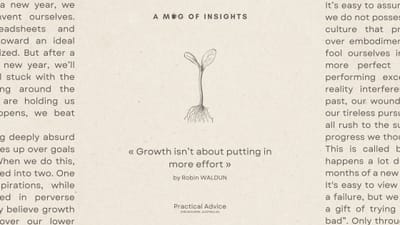 Growth isn’t about putting in more effort