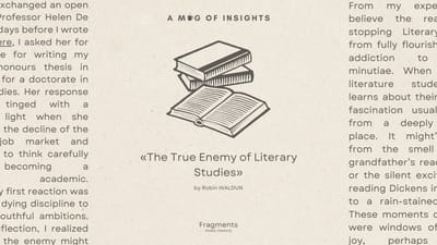 The True Enemy of Literary Studies