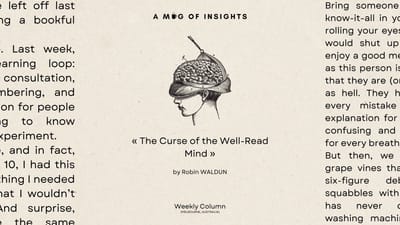 The Curse of the Well-Read Mind