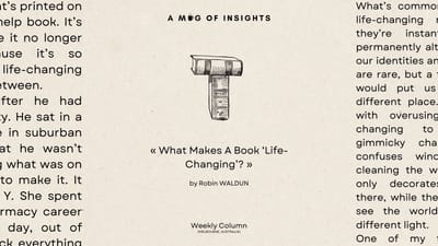 What Makes A Book 'Life-Changing'?