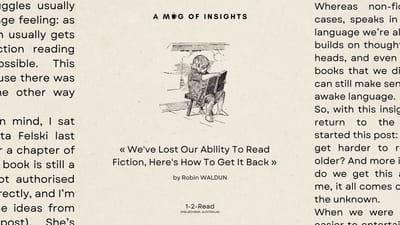 We've Lost Our Ability To Read Fiction, Here's How To Get It Back