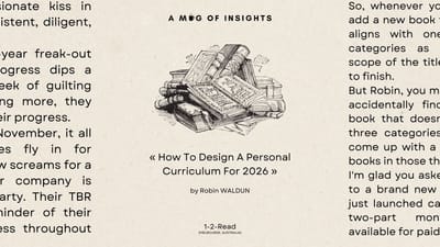 How To Design A Personal Curriculum For 2026 (That You'll Actually Finish)