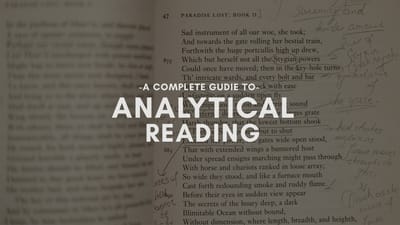 Session #2: A Complete Guide To Analytical Reading