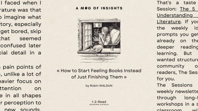 How to Start Feeling Books Instead of Just Finishing Them